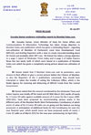 UNION MINSTER OF STATE HOME & TELE COMMUNICATIONS AND IT SHRI.GURUDAS KAMAT PRESS RELEASE PAGE NO -1