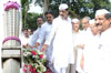 All Party Leader's Homage to Krantiveer's on Occasion of Kranti Din at August Kranti Maidan Gawalia Tank.