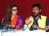 Cine Star & Leader Rakhi Sawant meets RPI Leader & MP Ramdas Athawale Press Conference at Aurangabad.