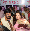 RPI Leader MP Ramdas Athawale & Cine Star Salma Agha at Andheri.