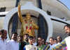 RPI Leader Ramdas Athawale at Mahu Gaon Birth Place of Dr. Babasaheb Ambedkar in Indore ( M.P.)