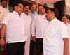 MINISTER NARAYNRAO RANE WITH BJP LEADERS AT VIDHAN BHAVAN MUMBAI.