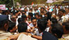 Congress Yuva Leader MLA Nitesh Narayanrao Rane Protest at Sindhudurgh.