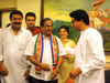MNS CHIEF RAJ THAKREY AT KRISHNA KUNJ DADAR.