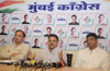 Mumbai Congress President Sanjay Nirupam Press Conference at Mumbai Congress Office .