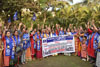 RPI Mahila Aghadi Protest outside Bandra Collector Office. RPI Mahila Aghadi Protest outside Bandra Collector Office.