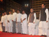 HOMAGE TO MARTYRS ON 2ND ANNIVERSARY OF 26/11 AT GATEWAY OF INDIA.