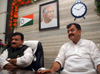 NCP MAHARASHTRA PRADESH PRESIDENT BHASKARRAO JADHAV & WORKING PRESIDENT JITENDRA AWHAD TOOK CHARGE TODAY AT NCP BHAVAN AT NARIMAN POINT.