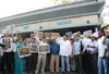 Condemn the Cowardly Attack by Fascist Forces on Mr.& Mrs.Com.Govindji Pansare by Shishak Bharati at Dadar TT.