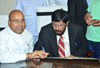Social Justice Minister Ramdas Athawale MoS Took Charge Officially at Shastri Bhavan New Delhi.