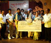 RPI President Ramdas Athawale at Ravindra Natya Mandir Prabhadevi Dadar.
