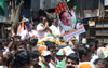 176-Bandra(E) Assembly Constituency Congress-NCP Candidate Narayanrao Rane Rally at Gyaneshwar Nagar Bandra. 176-Bandra(E) Assembly Constituency Congress-NCP Candidate Narayanrao Rane Rally at Gyaneshwar Nagar Bandra.
