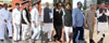 LEADERS at Nagpur vidhan bhavan on 1st day of winter session.