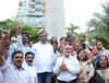 All Party Leader's Homage to Krantiveer's on Occasion of Kranti Din at August Kranti Maidan Gawalia Tank. All Party Leader's Homage to Krantiveer's on Occasion of Kranti Din at August Kranti Maidan Gawalia Tank.