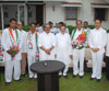 DY.CHIEF MINISTER AJIT PAWAR, MIN.CHAGAN BHUJBAL & NCP PRADESH PRESIDENT MADHUKARRAO PICHAD AT DEVGIRI.