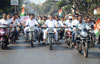MLA & Ex.Mumbai Congress President Kripashankar Singh Bike Rally On World AIDS day At Kalina.