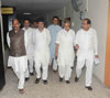Maharashtra Pradesh Congress Party Leaders at Vidhan Bhavan.