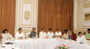CHIEF MINISTER PRITHVIRAJ CHAVAN AT SAHYADRI GUEST HOUSE TO DISCUSS ON BEAUTIFICATION OF CHAITYBHOOMI ISSUE.