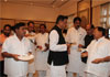 TEA PARTY BY CHIEF MINISTER PRITHVIRAJ CHAVAN DAY BEFORE MONSOON SESSION IN MUMBAI AT SAHAYADRI GUEST HOUSE. TEA PARTY BY CHIEF MINISTER PRITHVIRAJ CHAVAN DAY BEFORE MONSOON SESSION IN MUMBAI AT SAHAYADRI GUEST HOUSE.