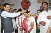 CHEIF MINISTER PRITHVIRAJ CHAVAN ATTENDS EX.MIN. & MLA. CHANDRAKANT HANDORE"S DAUGHTER WEDDING AT CHEMBHUR.