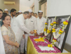 Senior Congress Leader Ex.Min.& Ex.MP Gurudas Kamat Paying Tribute on Death Anniversary of Bharat Ratna former PM Late.Indira Gandhi & Birth Anniversary of Iron Man Of India Late.Sardar Vallabhbhai Patel.