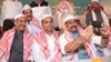 Congress Leaders during  Ramzan Roza Iftaar Party at Haj House.