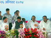 Colaba-Bandra-Speez Metro III Bhumipujan by hands of Central Minister Venkyya Naidu & Chief Minister Prithviraj Chavan at Marol.