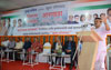 Legendry Actress & Ex MP Shabana Azmi & MRCC President Sanjay Nirupam at MRCC Rajiv Gandhi Bhavan.
