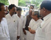 Maharashtra Pradesh Congress Party Leaders at Vidhan Bhavan.