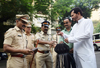 Teachers MLA Kapil Patil at Varsha Bunglow.