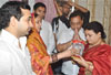 GUARDIAN MINISTER OF SINDHUDURGH NARAYANRAO RANE ON 15 AUG INDEPENDENCE DAY AT KANKAVLI.