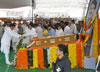 TRIBUTE TO UNION MINISTER & EX.CHIEF MINISTER VILASRAO DESHMUKH ON HIS FUNERAL AT LATUR. TRIBUTE TO UNION MINISTER & EX.CHIEF MINISTER VILASRAO DESHMUKH ON HIS FUNERAL AT LATUR.