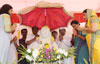 Punyashlok Rajmata Ahilyadevi Holkar 290th Birth Anniversary Celebration in Mumbai Near Chruchgate Station.