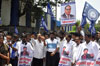 RPI ANDOLAN FOR SC/ST RESERVATION PROMOTION AT BANDRA COLLECTOR OFFICE .