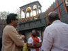 MNS Chief Raj Thackrey visit Janta Raja Set at Vile Parle.