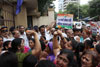 Mumbai Congress Party Workers "Maha Morcha" at Shatabdi Hospital Borivali.