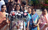 Mahila MLA's Press Conference at Nagpur Maharashtra State Government 3rd Day Assembly Winter Session . Mahila MLA's Press Conference at Nagpur Maharashtra State Government 3rd Day Assembly Winter Session .