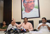 NCP Maharashtra Pradesh President Sunil Tatkare Press Conference at NCP Bhavan.
